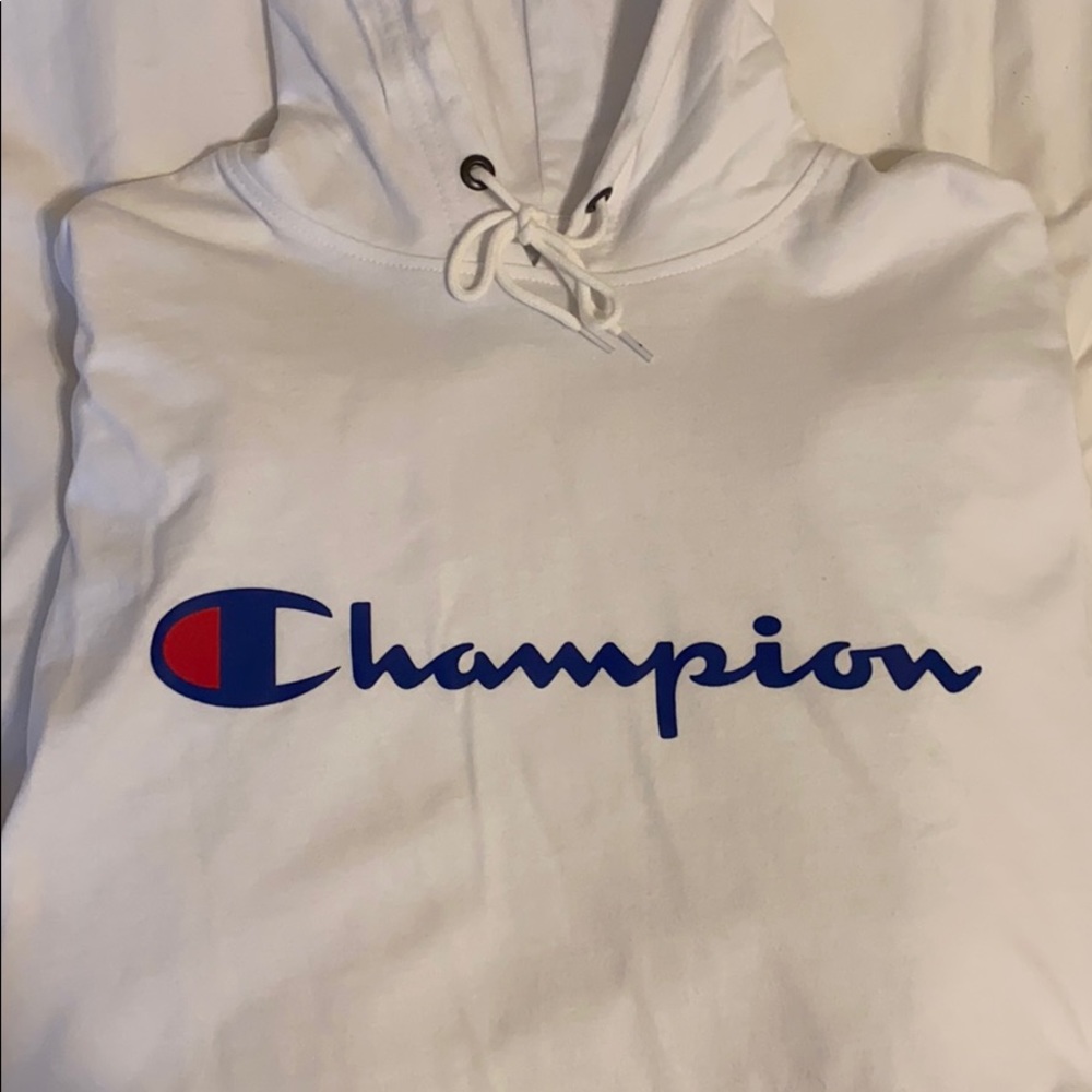 white champion hoodie
